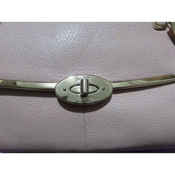 COACH 2013 Madison Madeline East West Crossbody Pale Blush Pink Leather Satchel - Picture 11 of 13